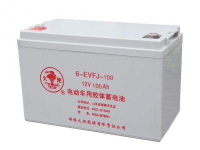 6-EVFJ-100 電動(dòng)車用膠體蓄電池